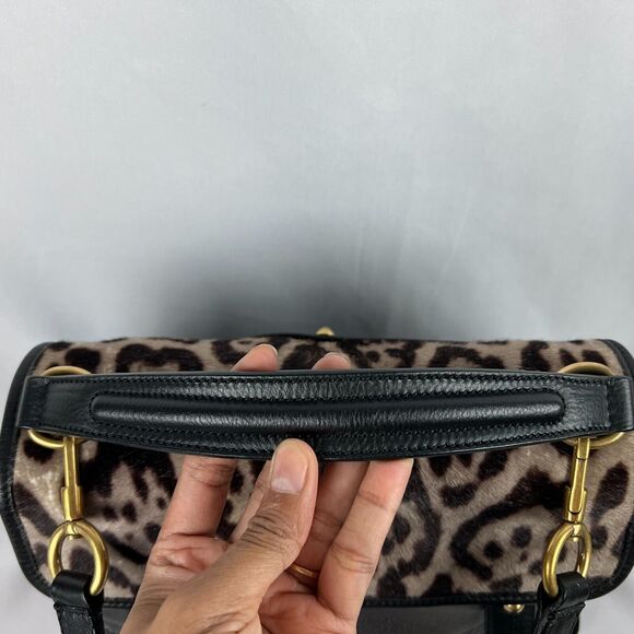 YSL Saint Laurent Patent Leather Muse Two Bag - Pony Hair Patent Leather RARE - Picture 13 of 16